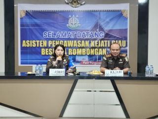 Aswas Kejati Riau Lakukan Inspeksi Pemantauan di Kejari Rokan Hulu